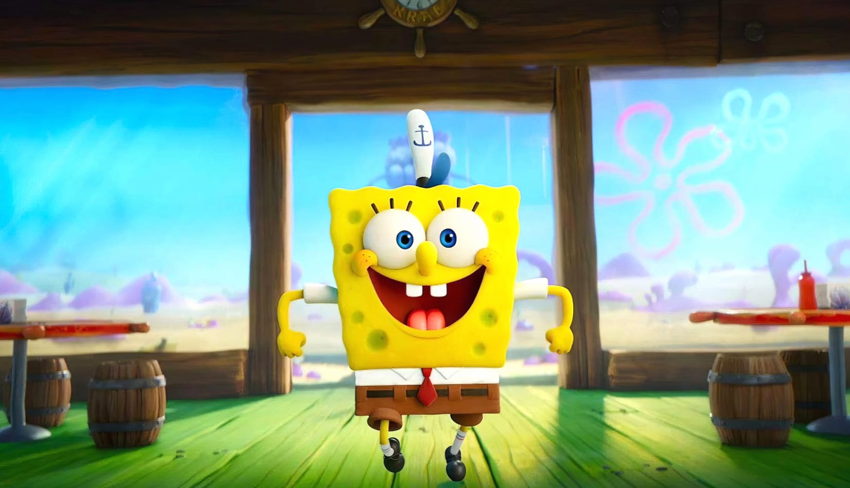 The SpongeBob Movie Sponge on the Run at 1152 x 864 size wallpapers HD quality