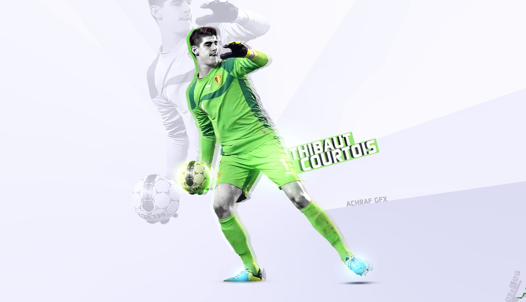 Thibaut Courtois at 1024 x 1024 iPad size wallpapers HD quality