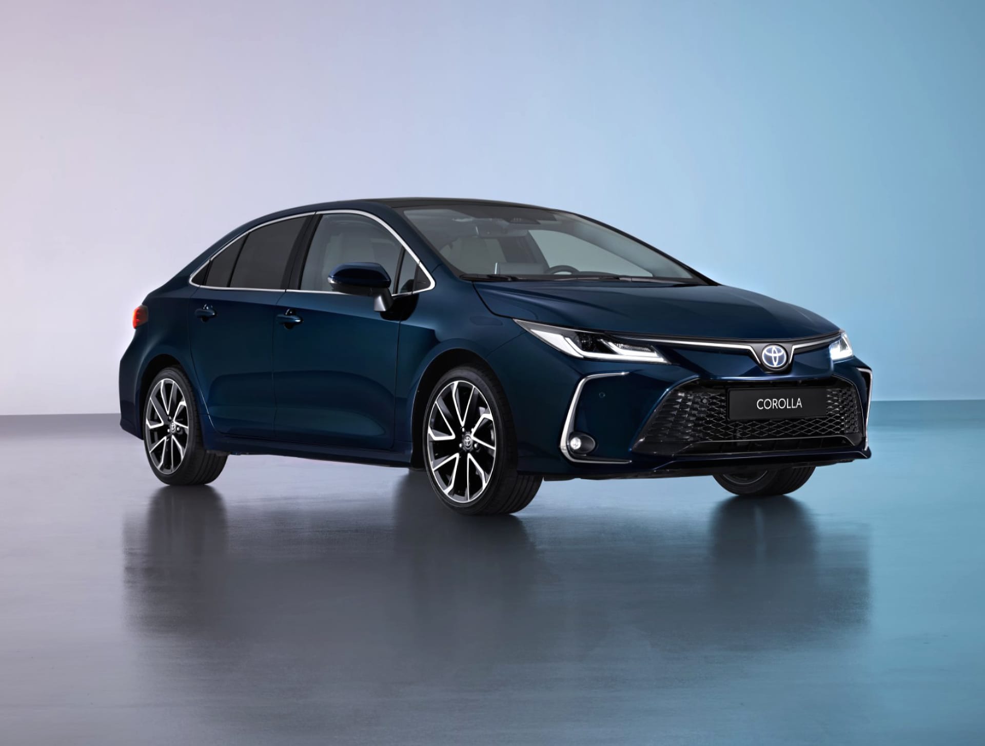 Toyota Corolla Sedan at 320 x 480 iPhone size wallpapers HD quality