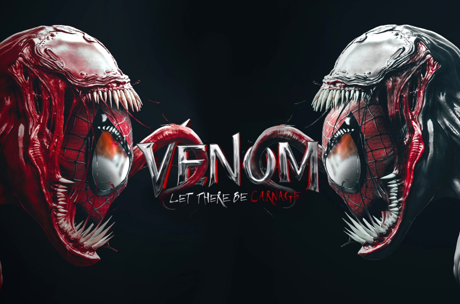 Venom Let There Be Carnage at 2048 x 2048 iPad size wallpapers HD quality