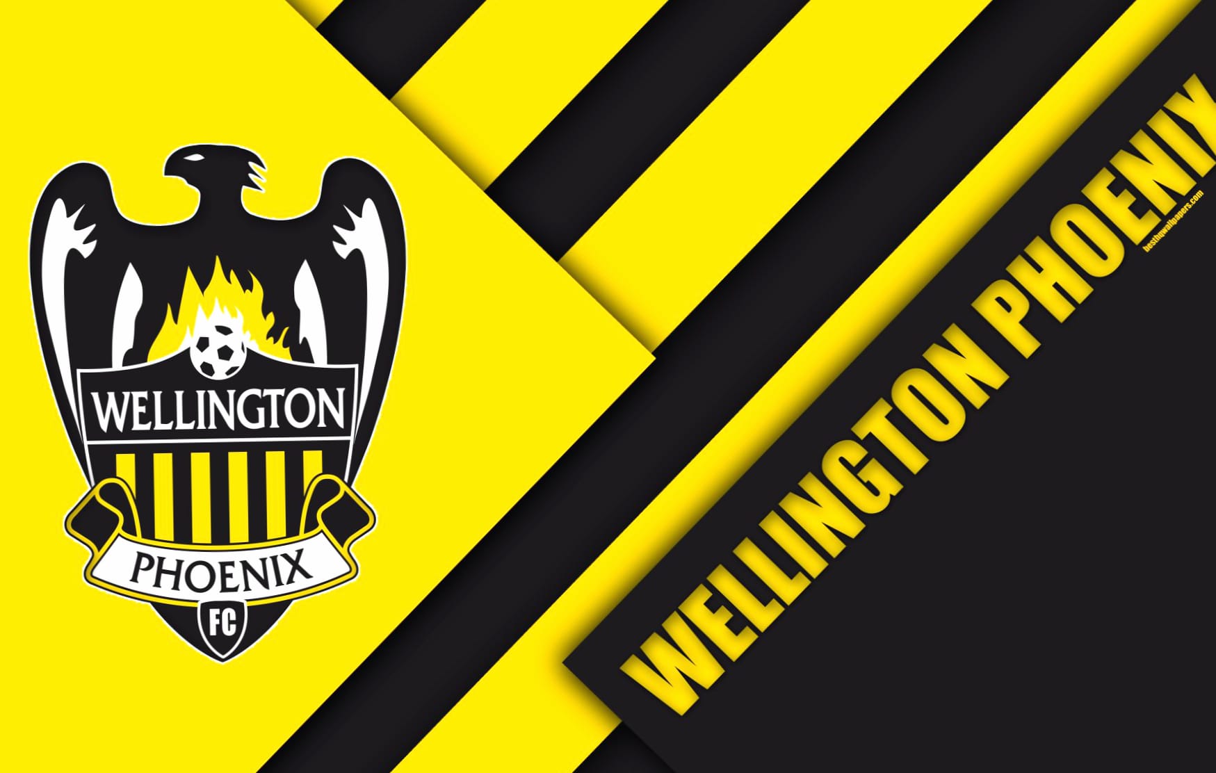 Wellington Phoenix FC at 2048 x 2048 iPad size wallpapers HD quality