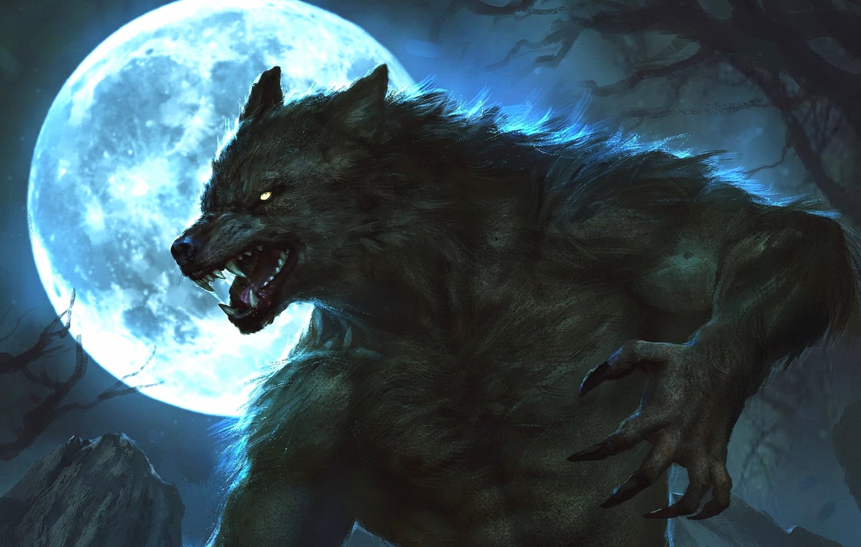 Werewolf at 1024 x 1024 iPad size wallpapers HD quality