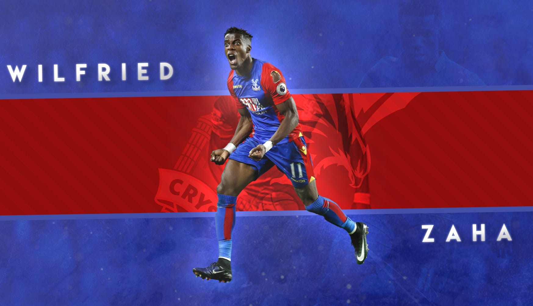 Wilfried Zaha at 750 x 1334 iPhone 6 size wallpapers HD quality