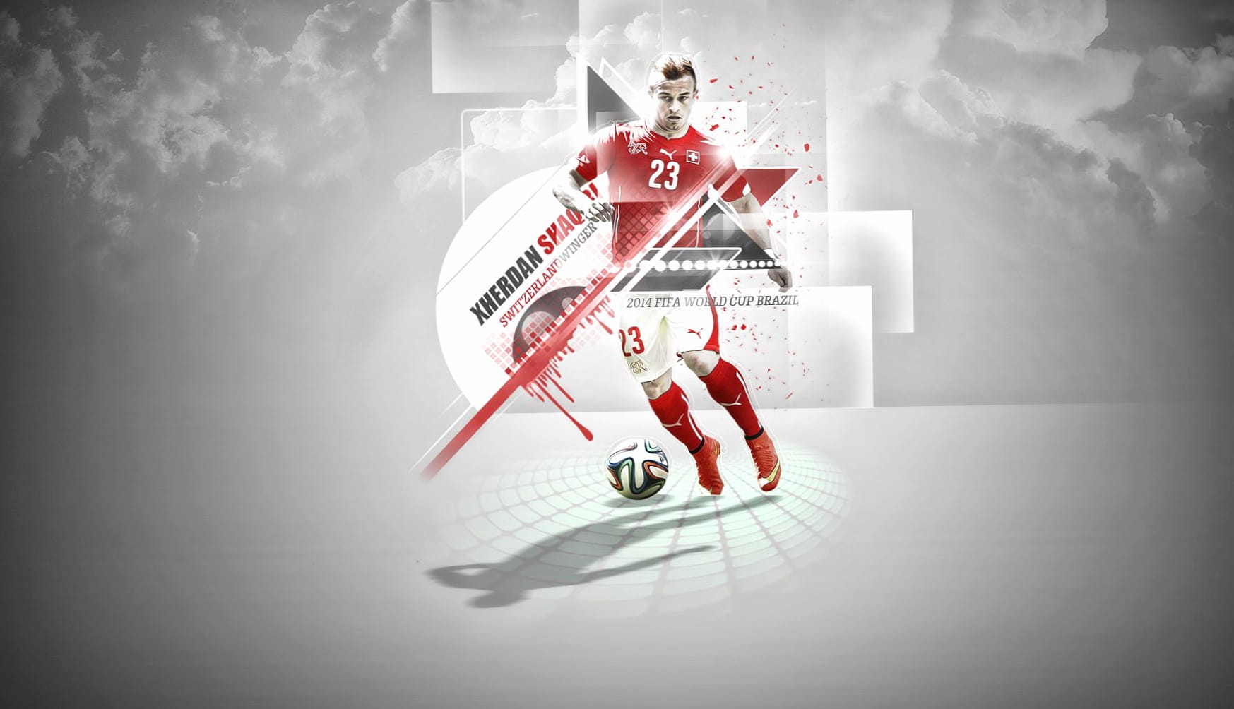 Xherdan Shaqiri at 640 x 960 iPhone 4 size wallpapers HD quality