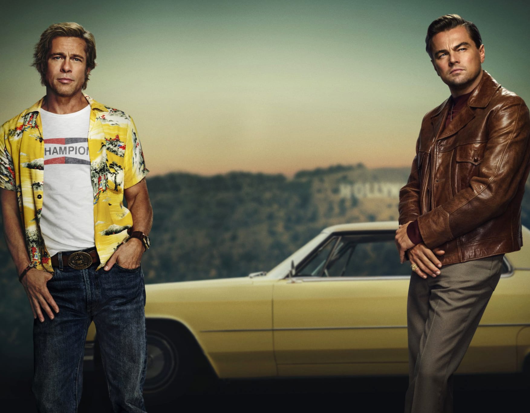 Brad Pitt once upon a time in Hollywood. Брэд Питт в кабриолете. Va - once upon a time in Hollywood.