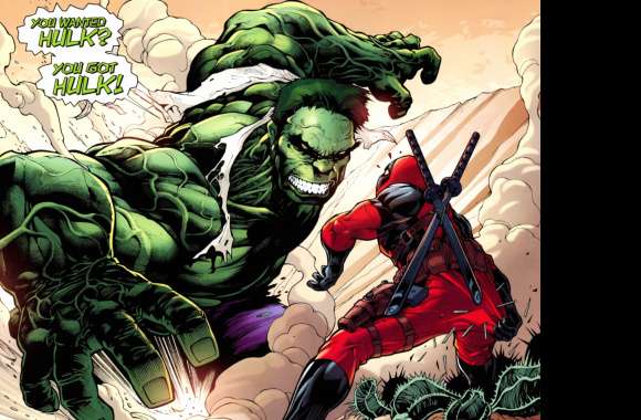 Deadpool vs. hulk
