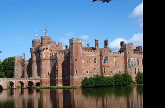 Herstmonceux Castle wallpapers hd quality