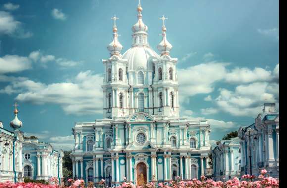 Smolny Cathedral wallpapers hd quality