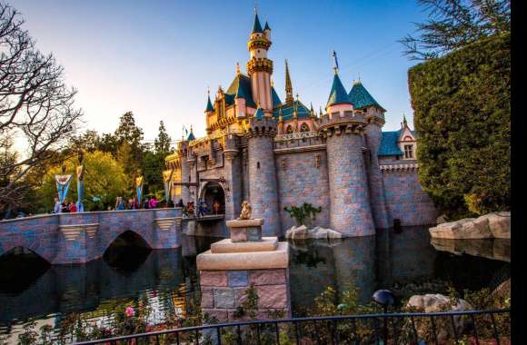 The Sleeping Beauty Castle, Aneheim, California wallpapers hd quality