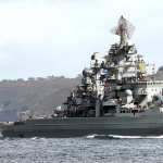 Russian battlecruiser Pyotr Velikiy background