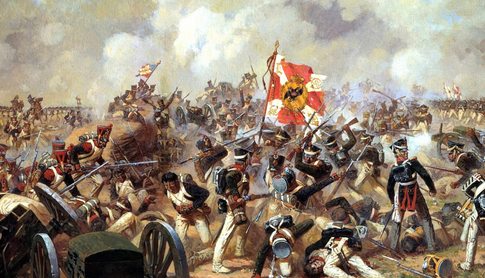 Battle of Borodino at 2048 x 2048 iPad size wallpapers HD quality