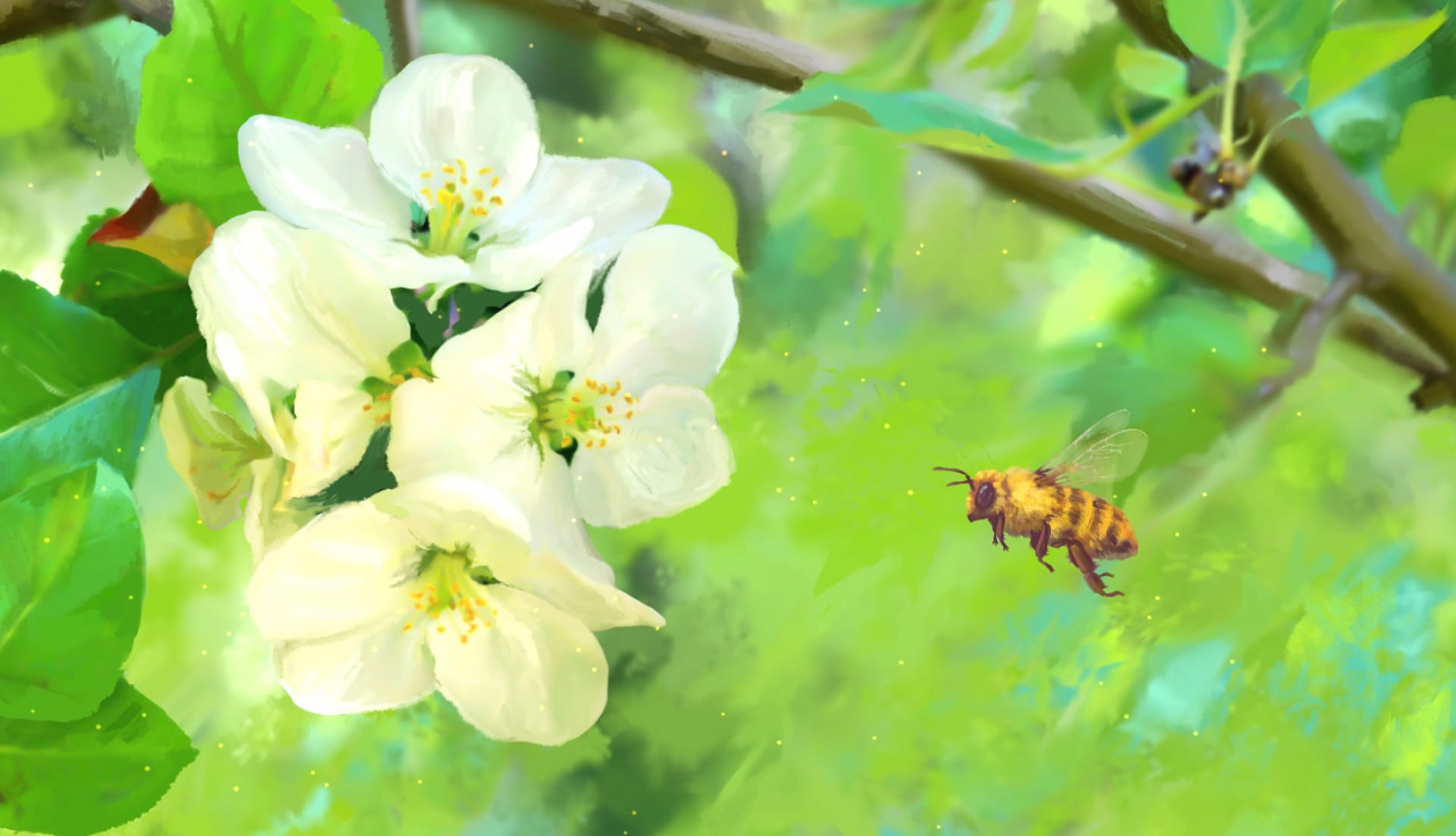 Bee Simulator at 640 x 1136 iPhone 5 size wallpapers HD quality