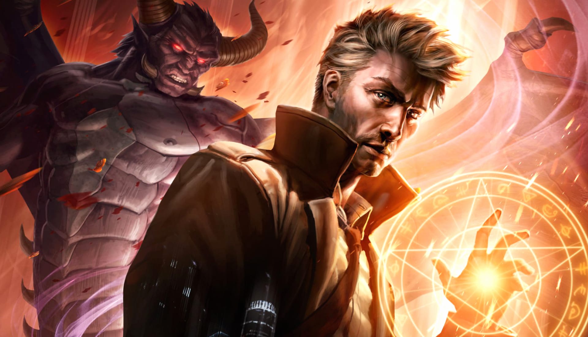 Constantine City of Demons at 2048 x 2048 iPad size wallpapers HD quality