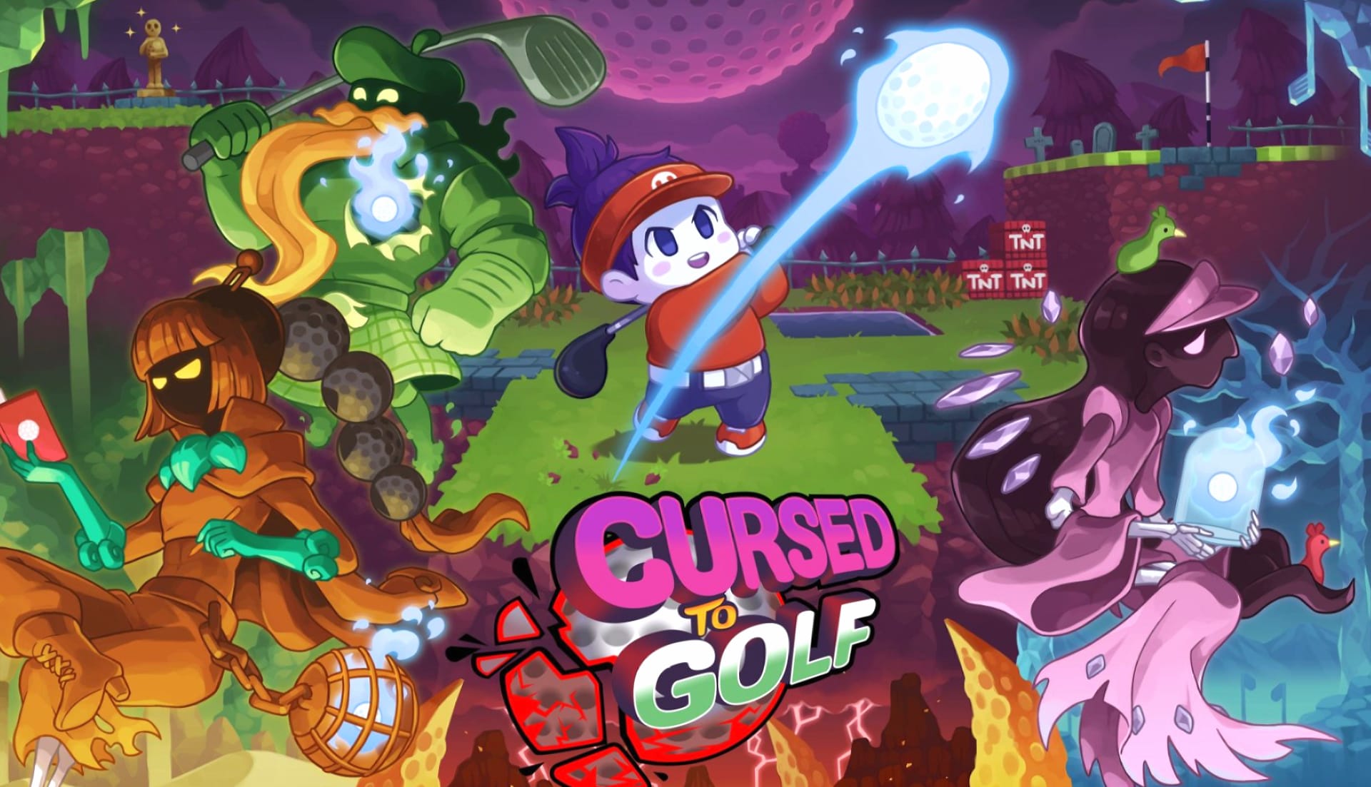 Cursed to Golf at 750 x 1334 iPhone 6 size wallpapers HD quality
