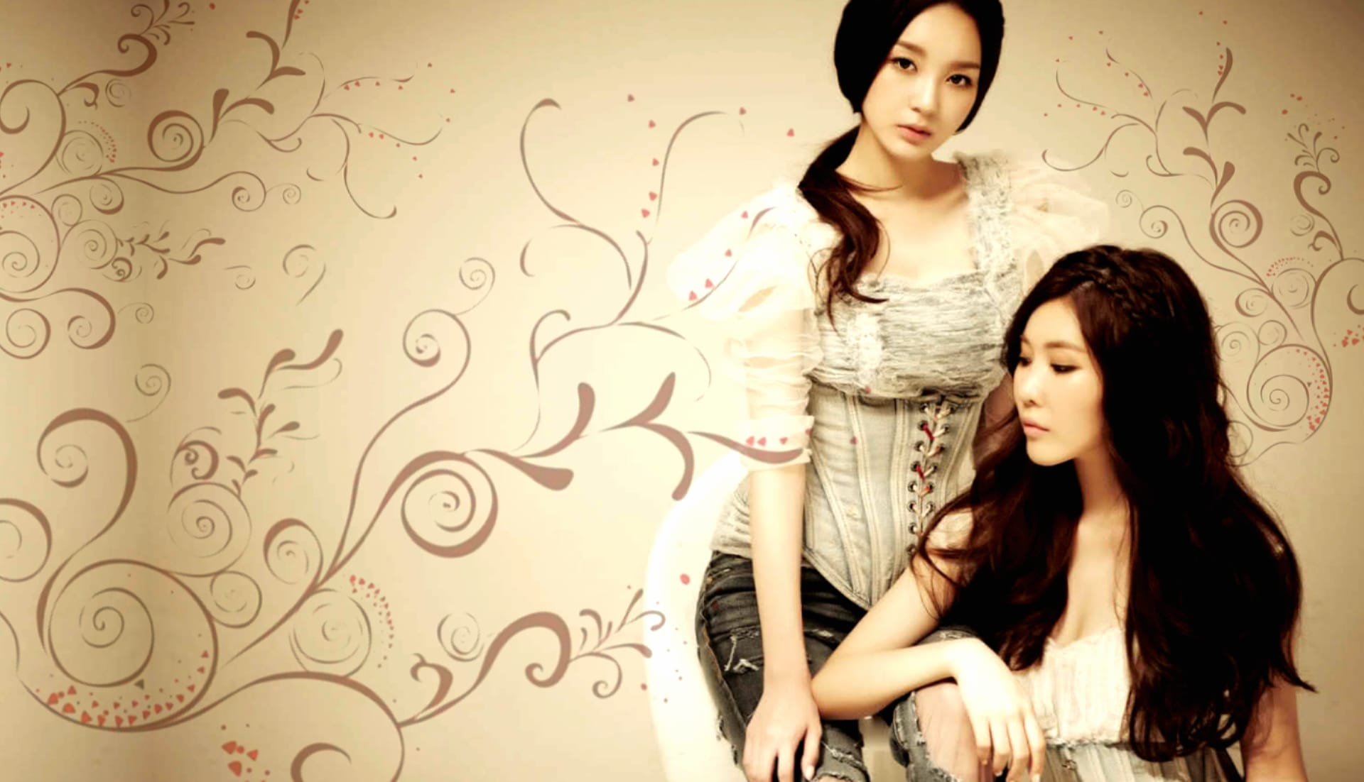 Davichi at 640 x 960 iPhone 4 size wallpapers HD quality