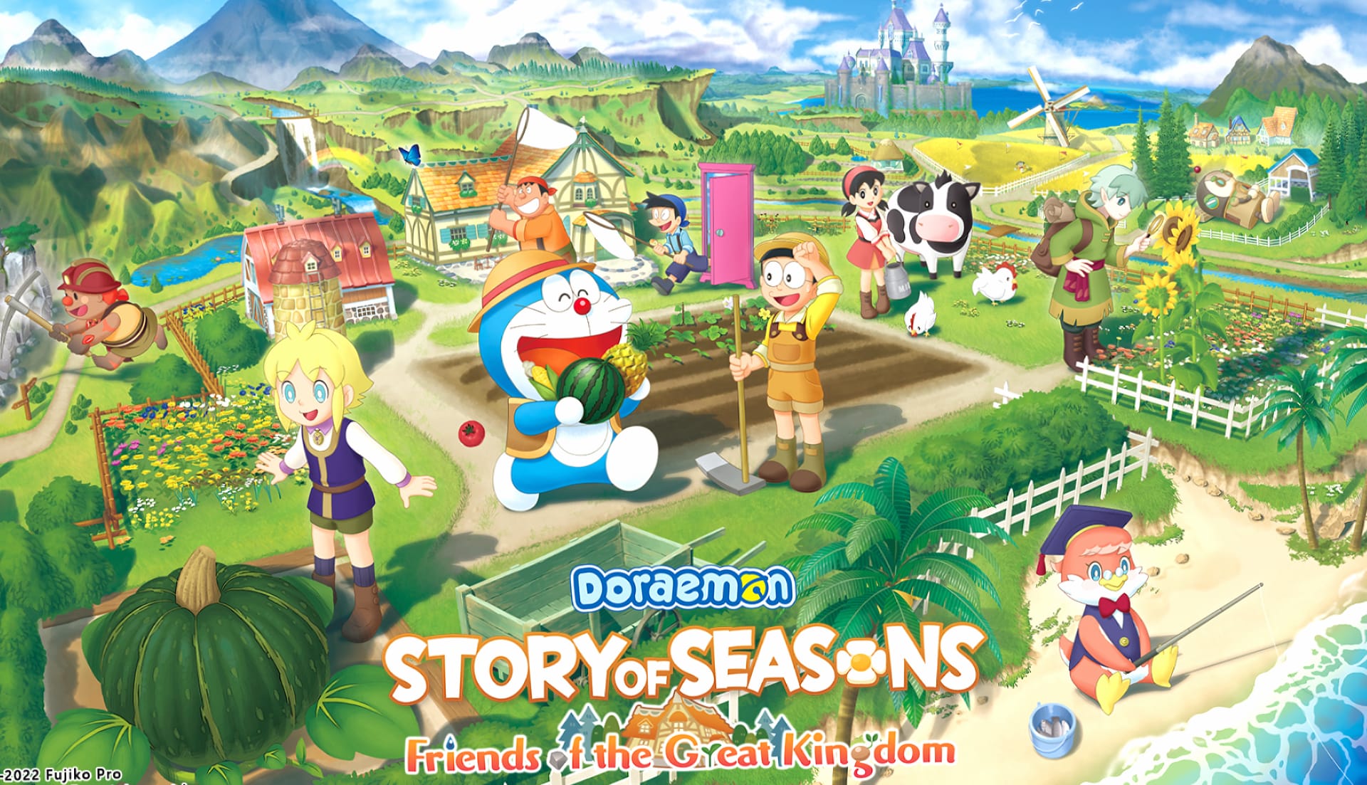 Doraemon Story of Seasons Friends of the Great Kingdom at 1152 x 864 size wallpapers HD quality