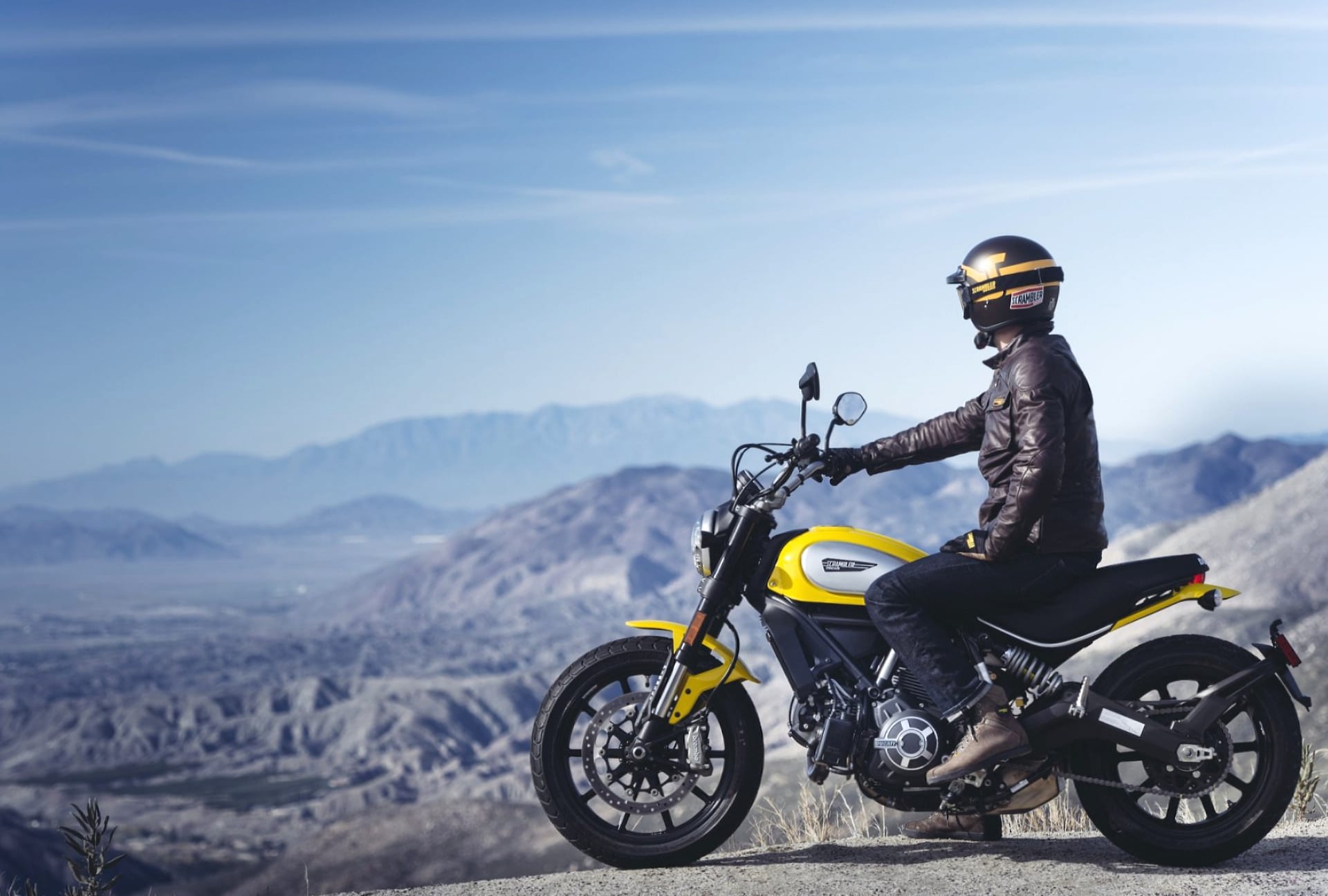 Ducati Scrambler at 1334 x 750 iPhone 7 size wallpapers HD quality