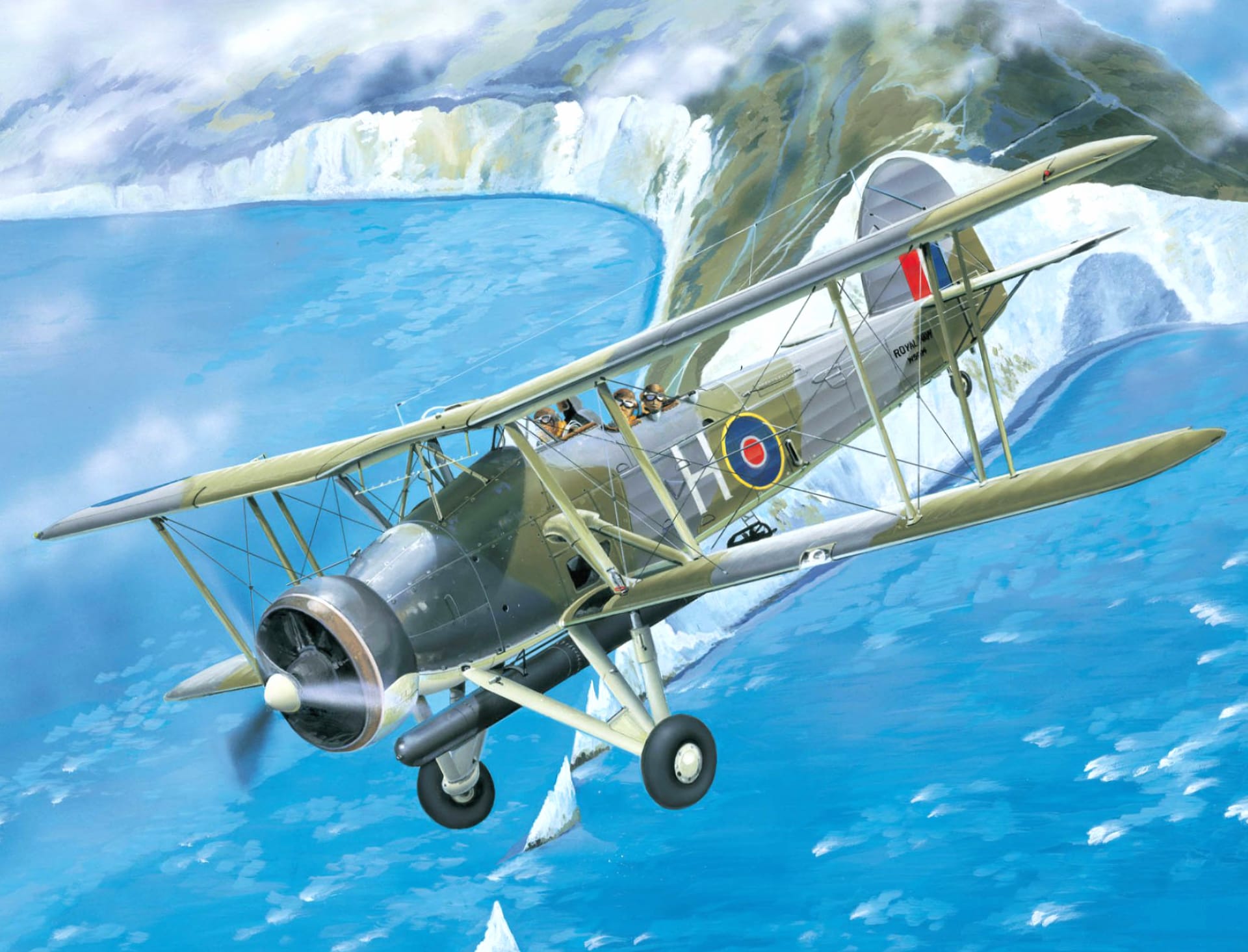 Fairey Swordfish at 320 x 480 iPhone size wallpapers HD quality
