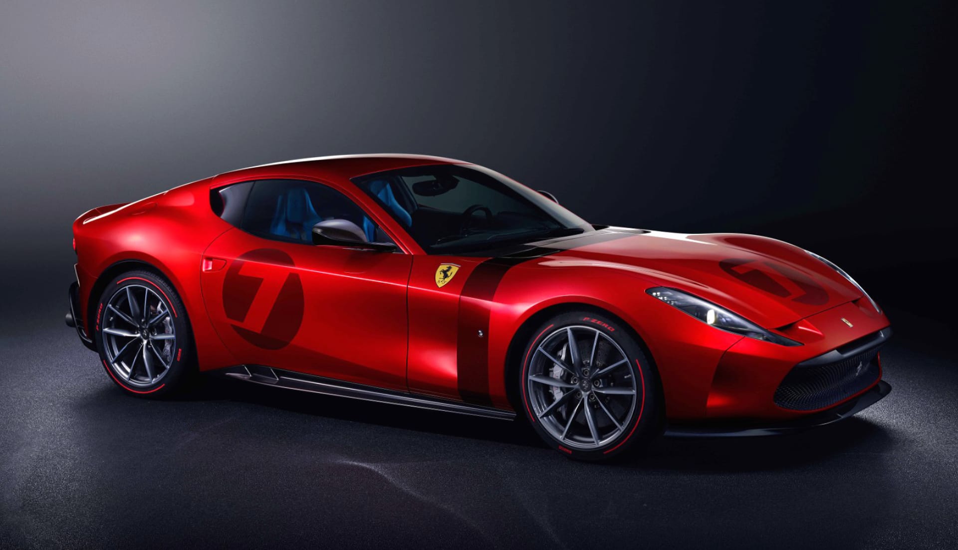 Ferrari Omologata at 320 x 480 iPhone size wallpapers HD quality