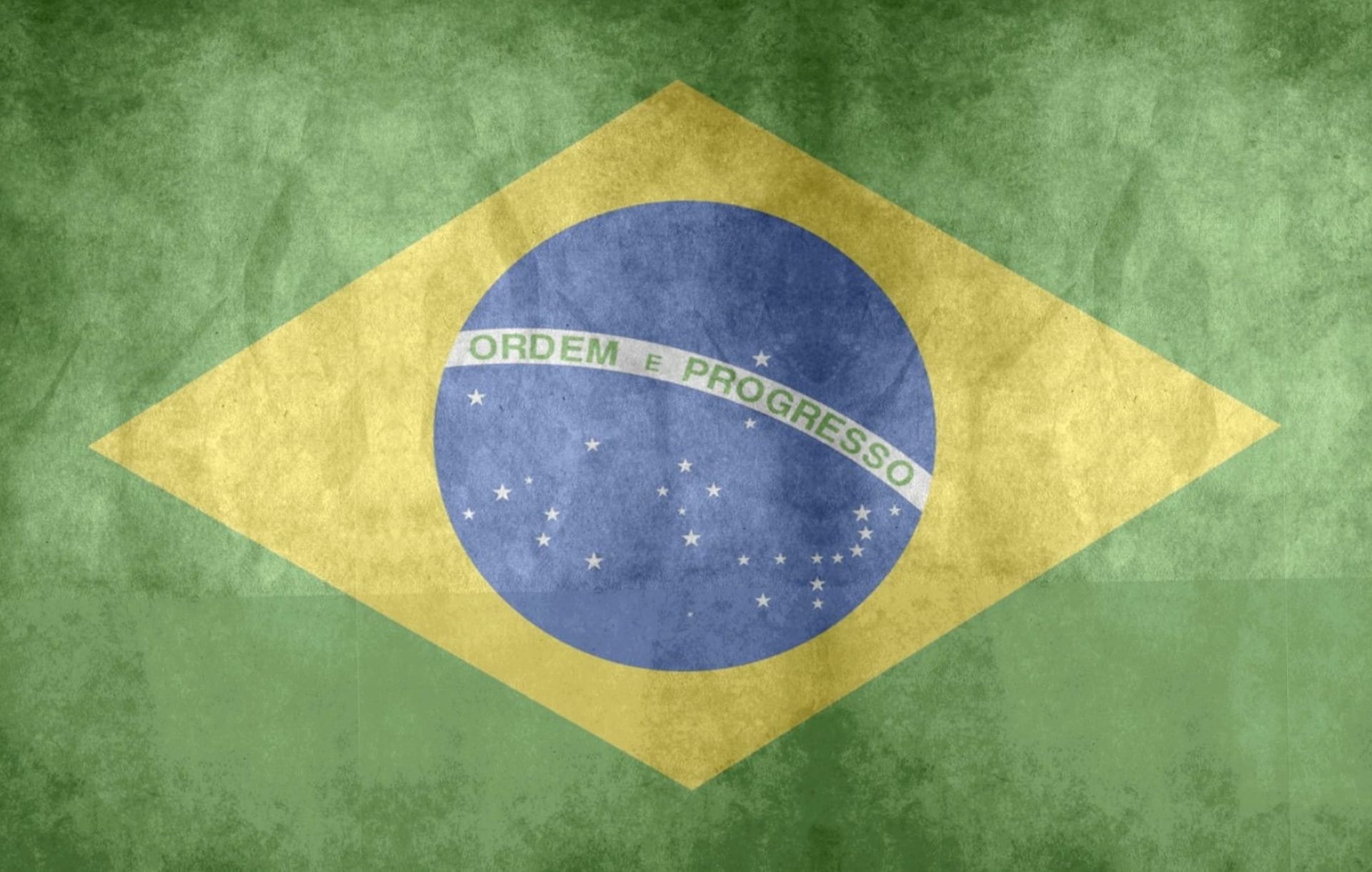 Flag of Brazil at 1152 x 864 size wallpapers HD quality