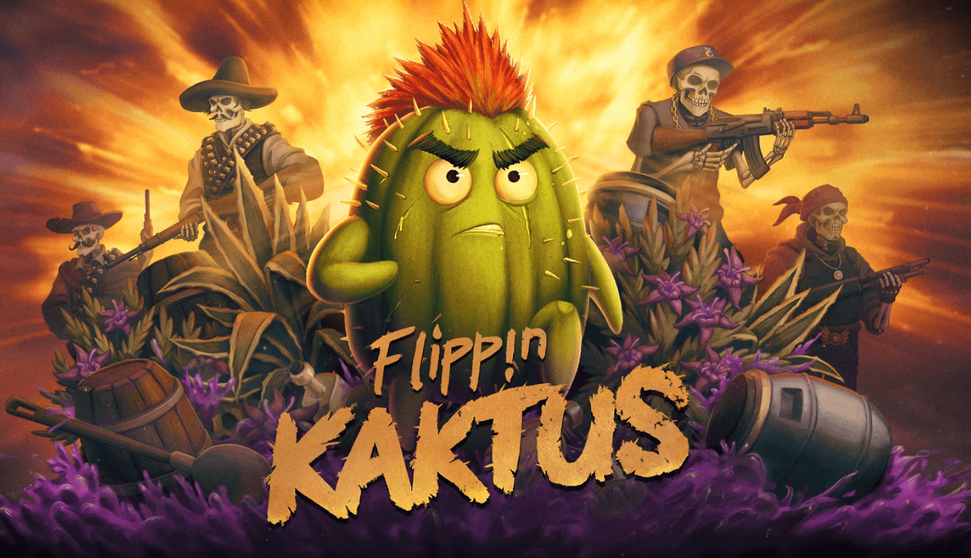 Flippin Kaktus at 1334 x 750 iPhone 7 size wallpapers HD quality