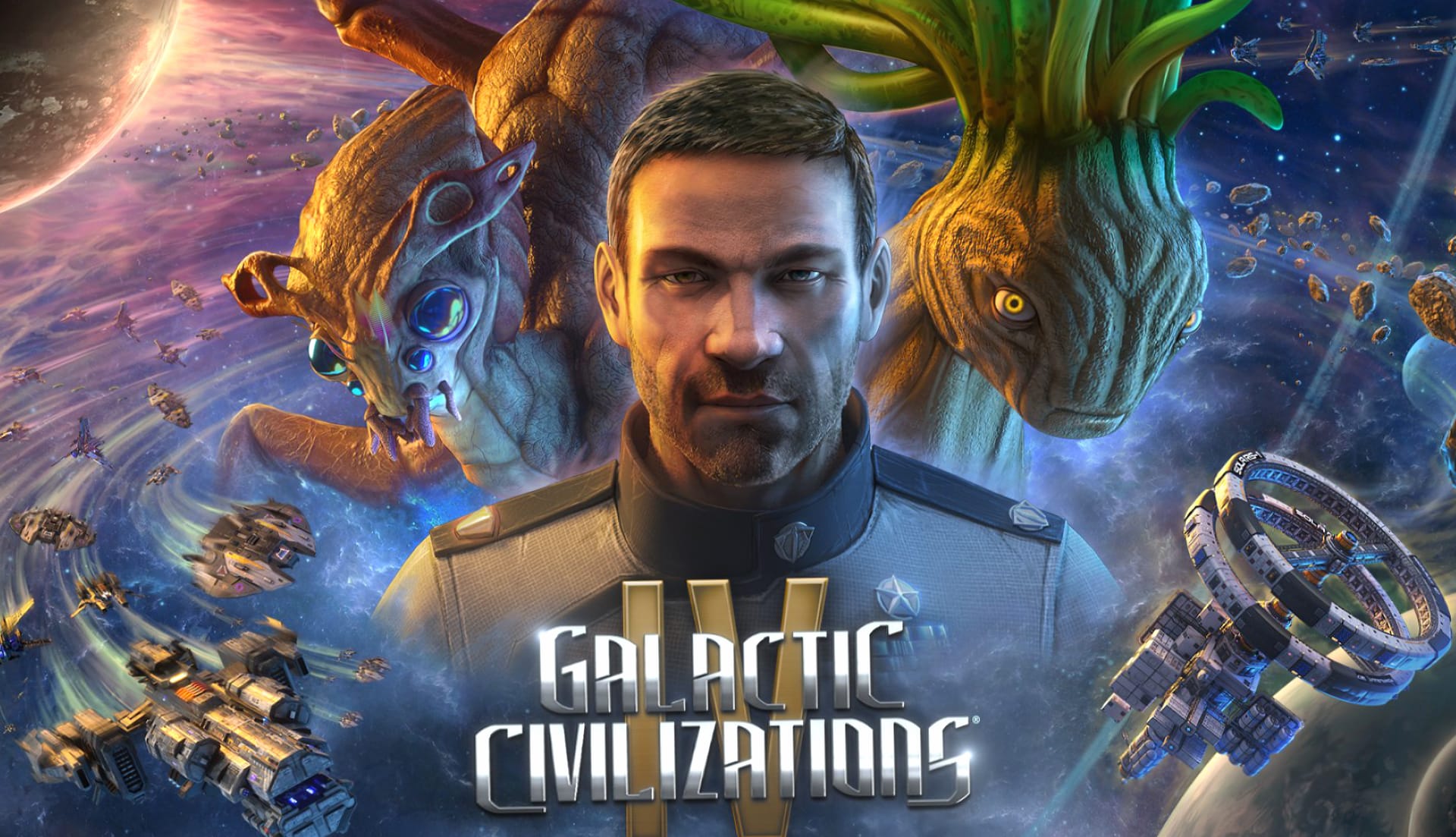 Galactic Civilizations IV at 1024 x 1024 iPad size wallpapers HD quality