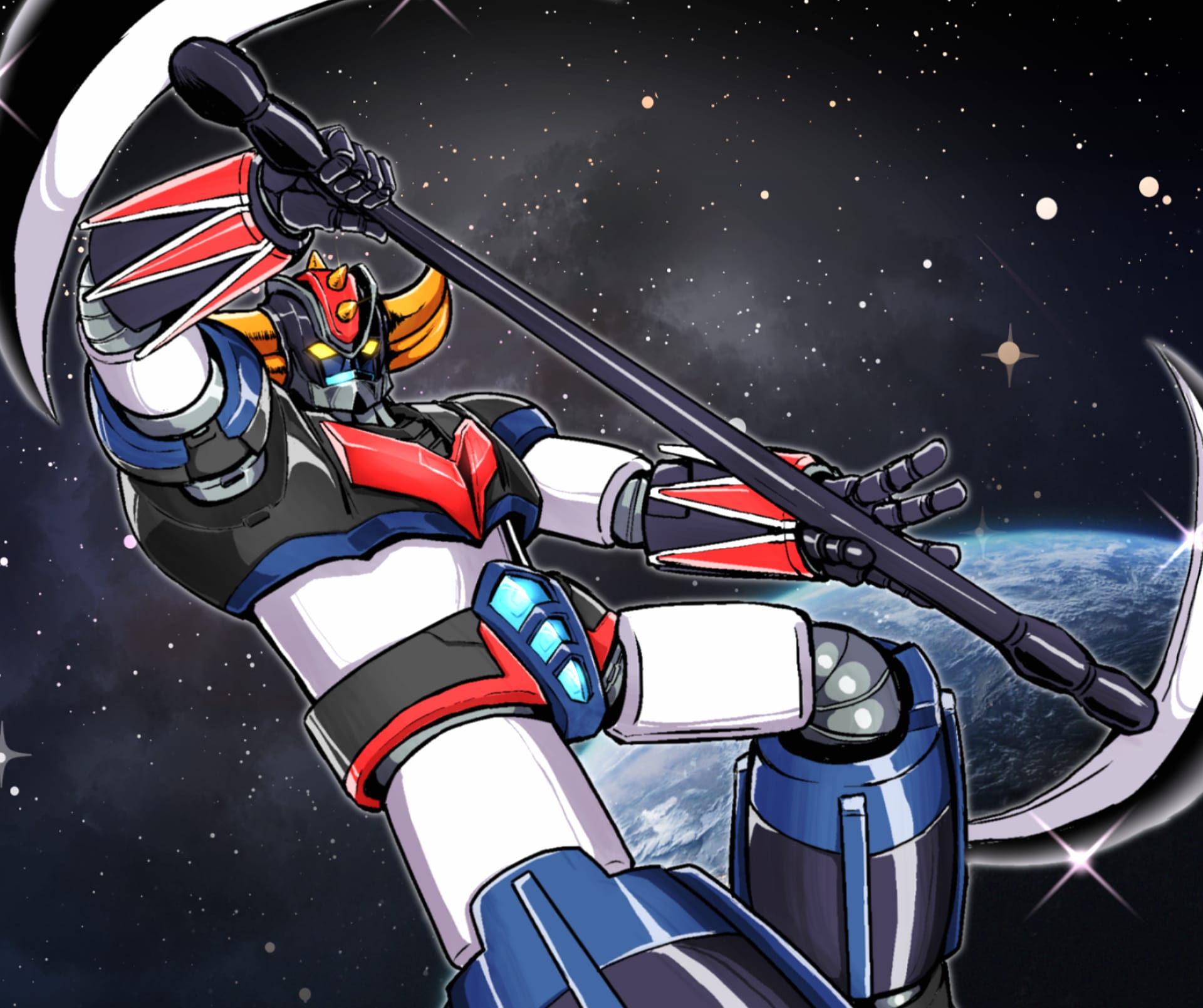 Grendizer at 2048 x 2048 iPad size wallpapers HD quality