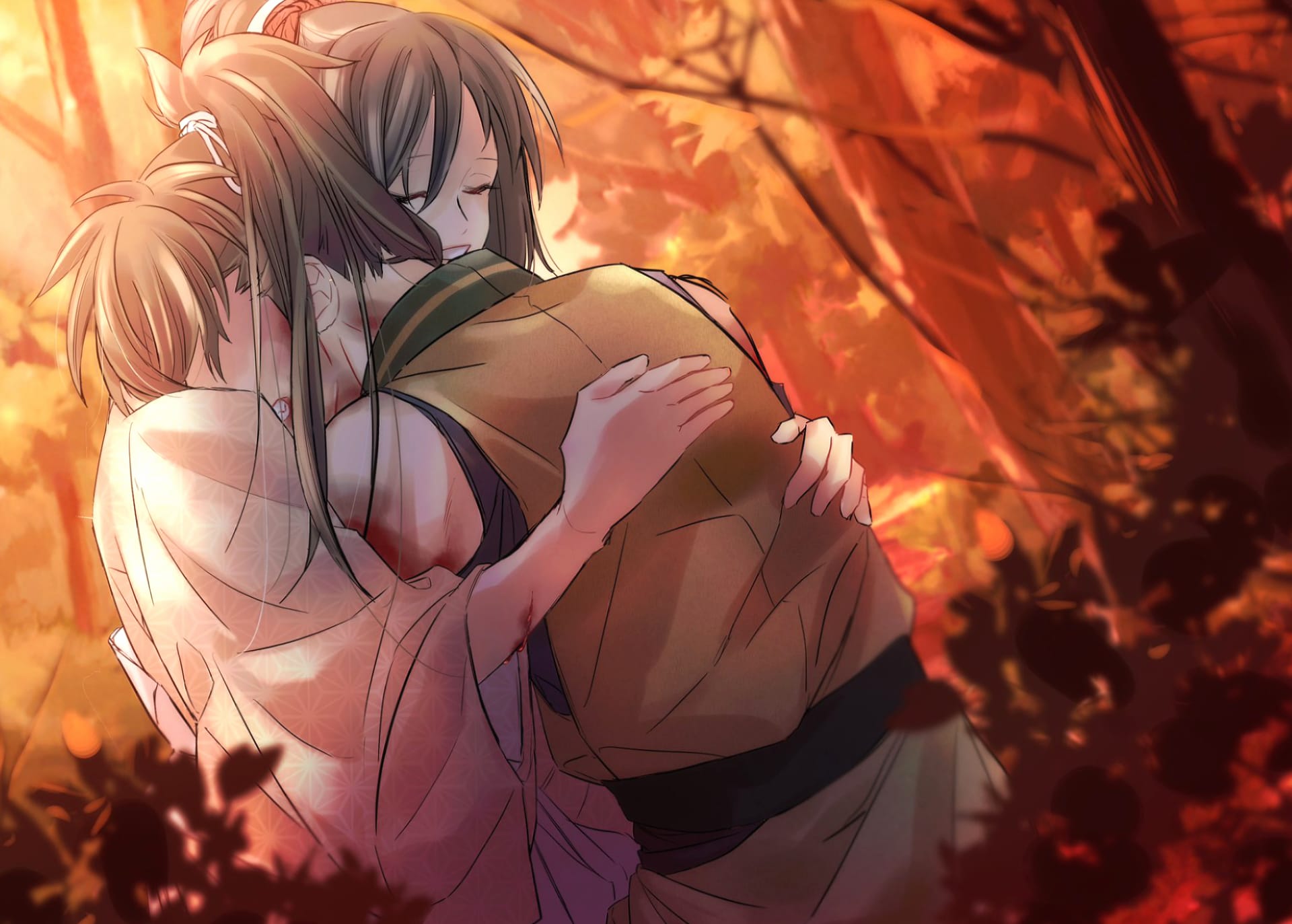 Hakuoki Demon of the Fleeting Blossom at 640 x 960 iPhone 4 size wallpapers HD quality