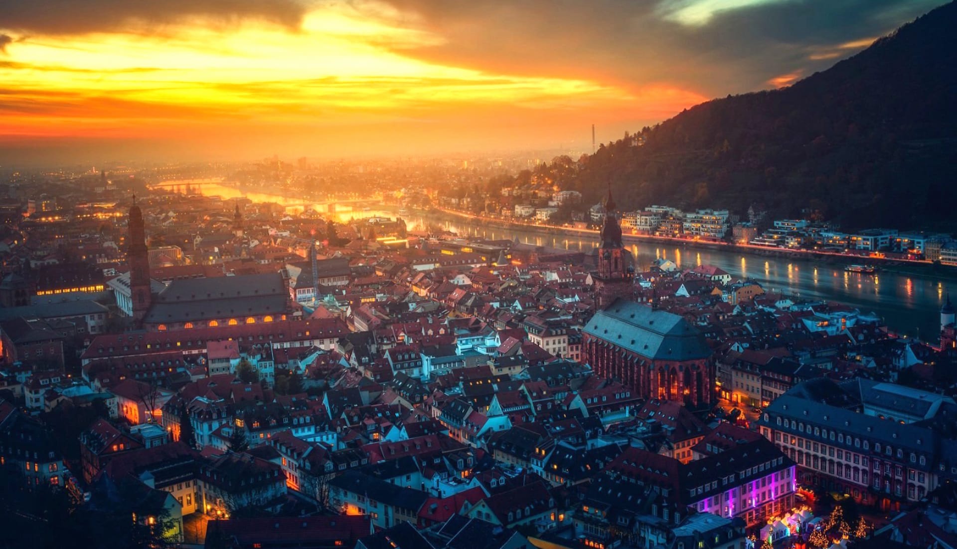Heidelberg at 1334 x 750 iPhone 7 size wallpapers HD quality