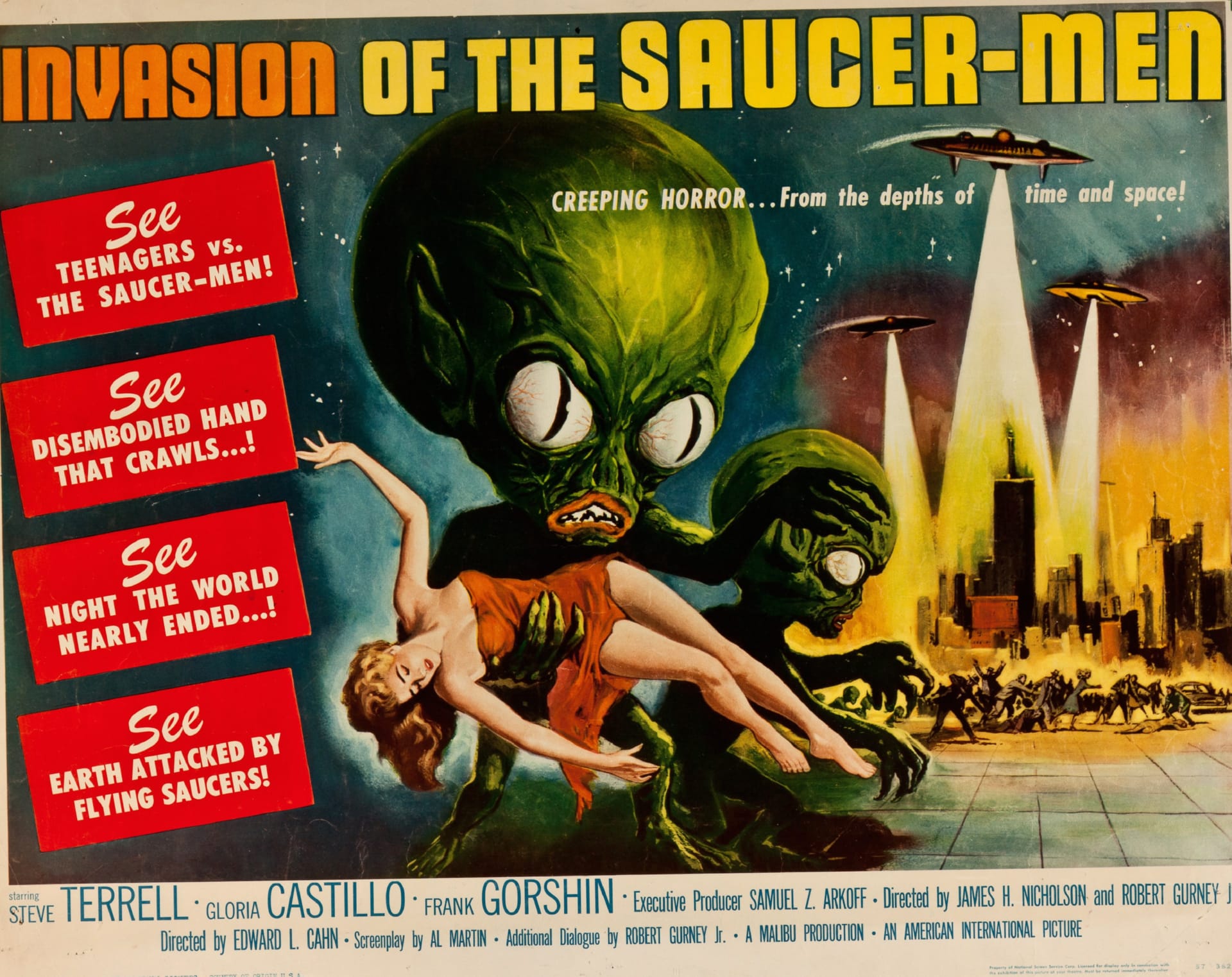 Invasion of the Saucer Men at 320 x 480 iPhone size wallpapers HD quality