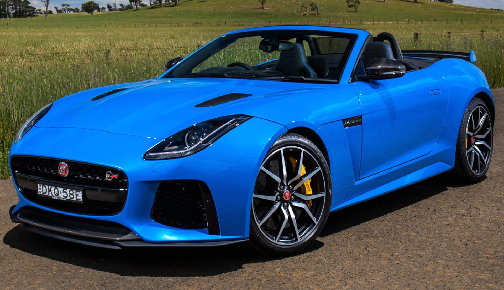 Jaguar F-Type SVR Convertible at 2048 x 2048 iPad size wallpapers HD quality