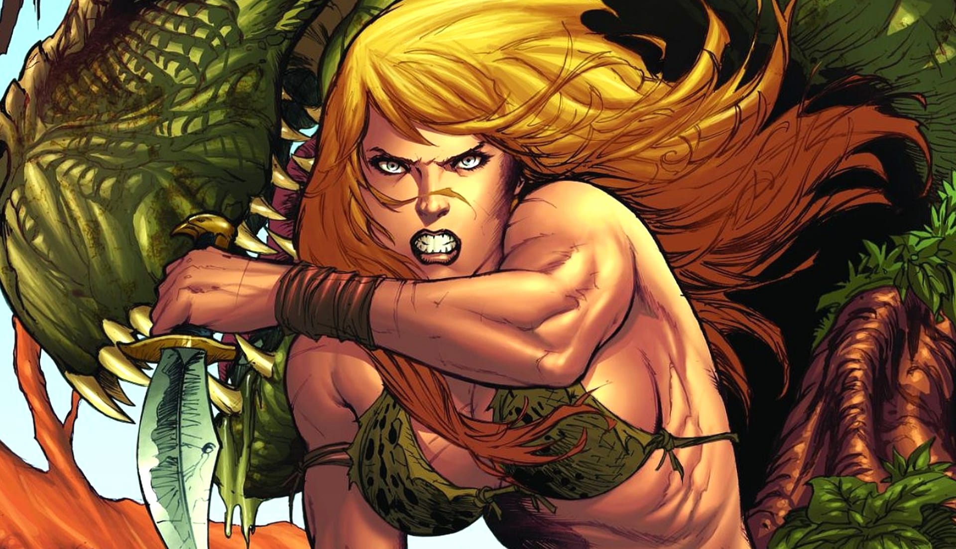 Jungle Girl at 750 x 1334 iPhone 6 size wallpapers HD quality