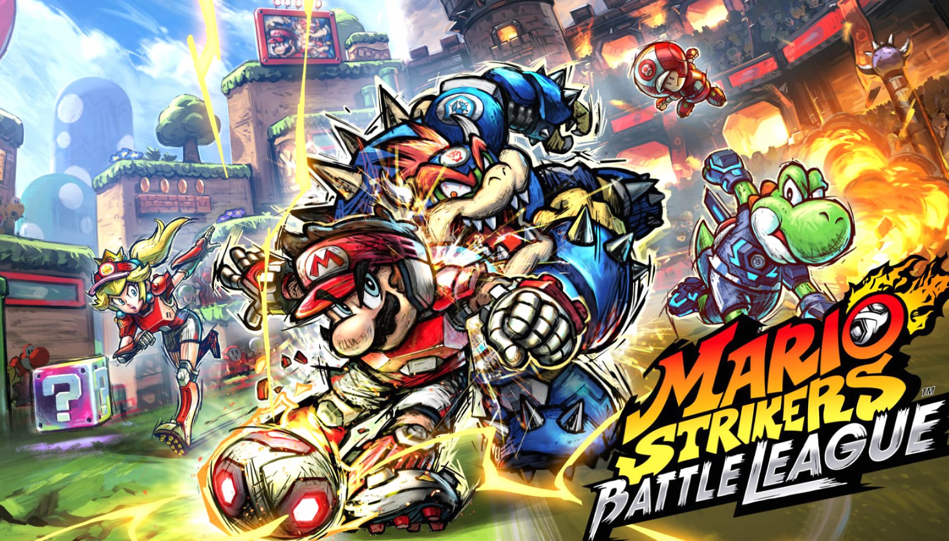Mario Strikers Battle League at 1024 x 768 size wallpapers HD quality