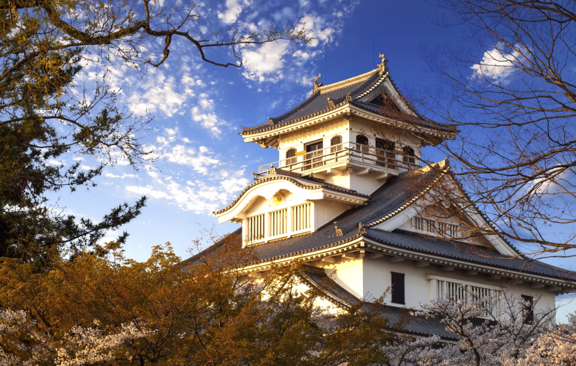 Nagahama Castle at 1024 x 1024 iPad size wallpapers HD quality