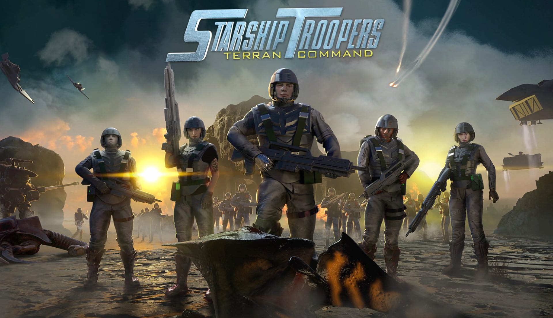 Starship Troopers Terran Command at 1024 x 1024 iPad size wallpapers HD quality