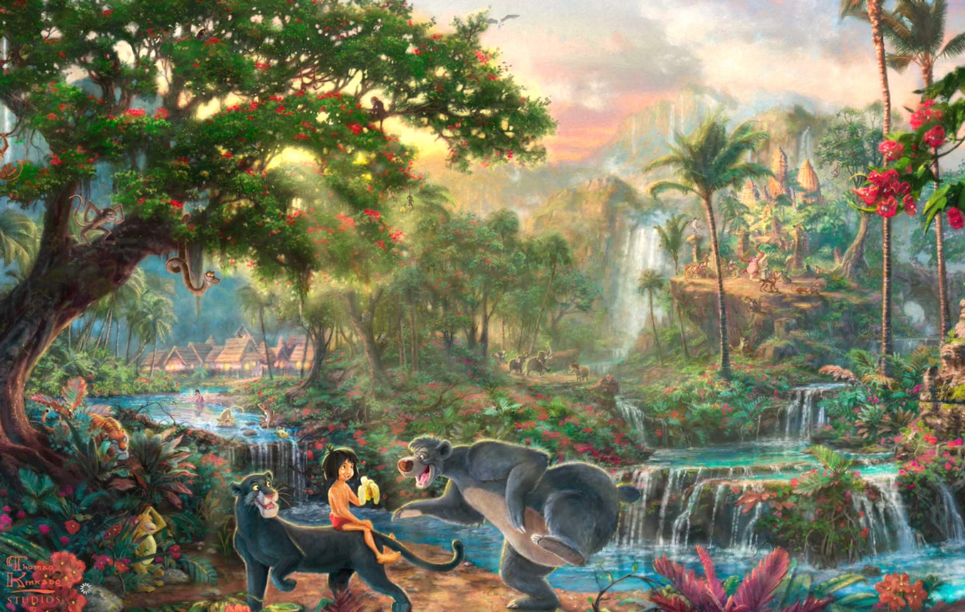 The Jungle Book (1967) at 640 x 960 iPhone 4 size wallpapers HD quality