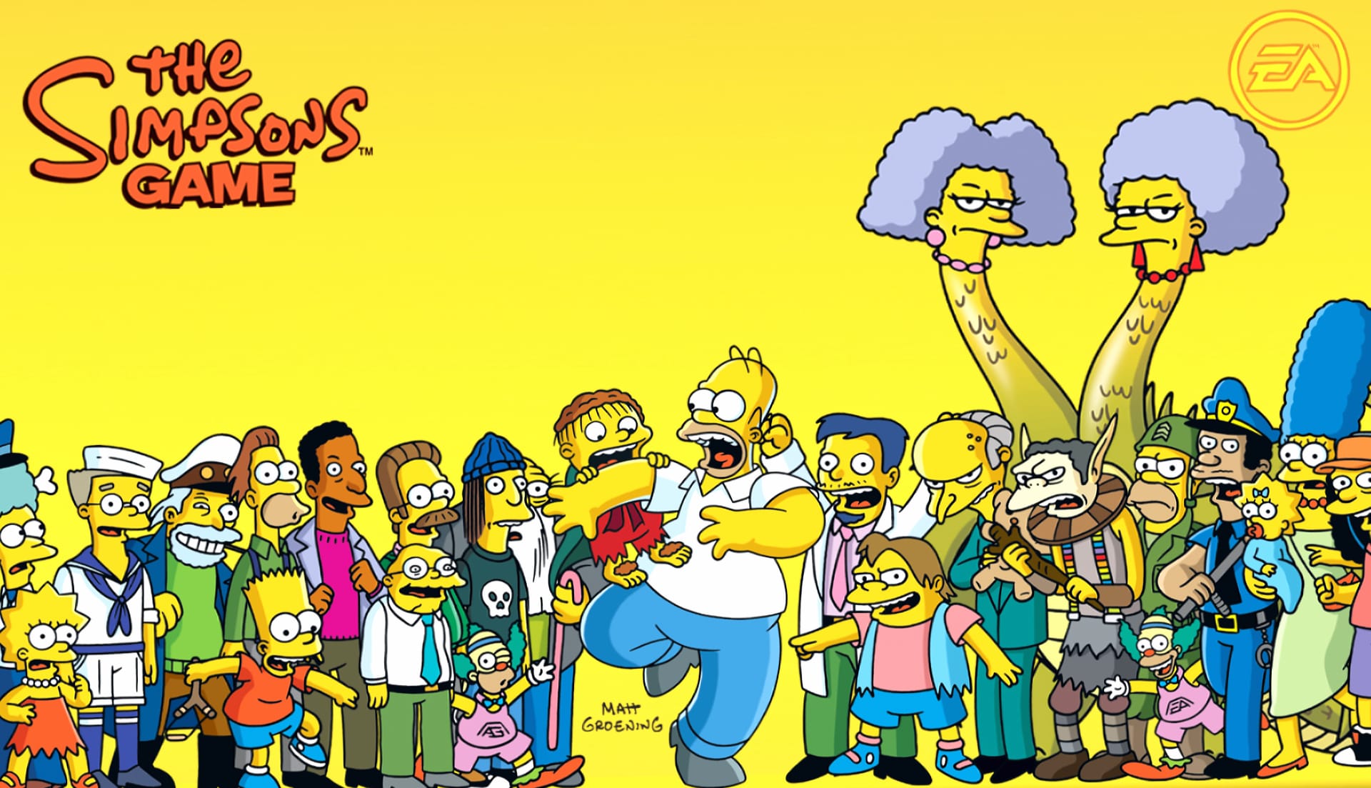 The Simpsons Game at 1600 x 1200 size wallpapers HD quality