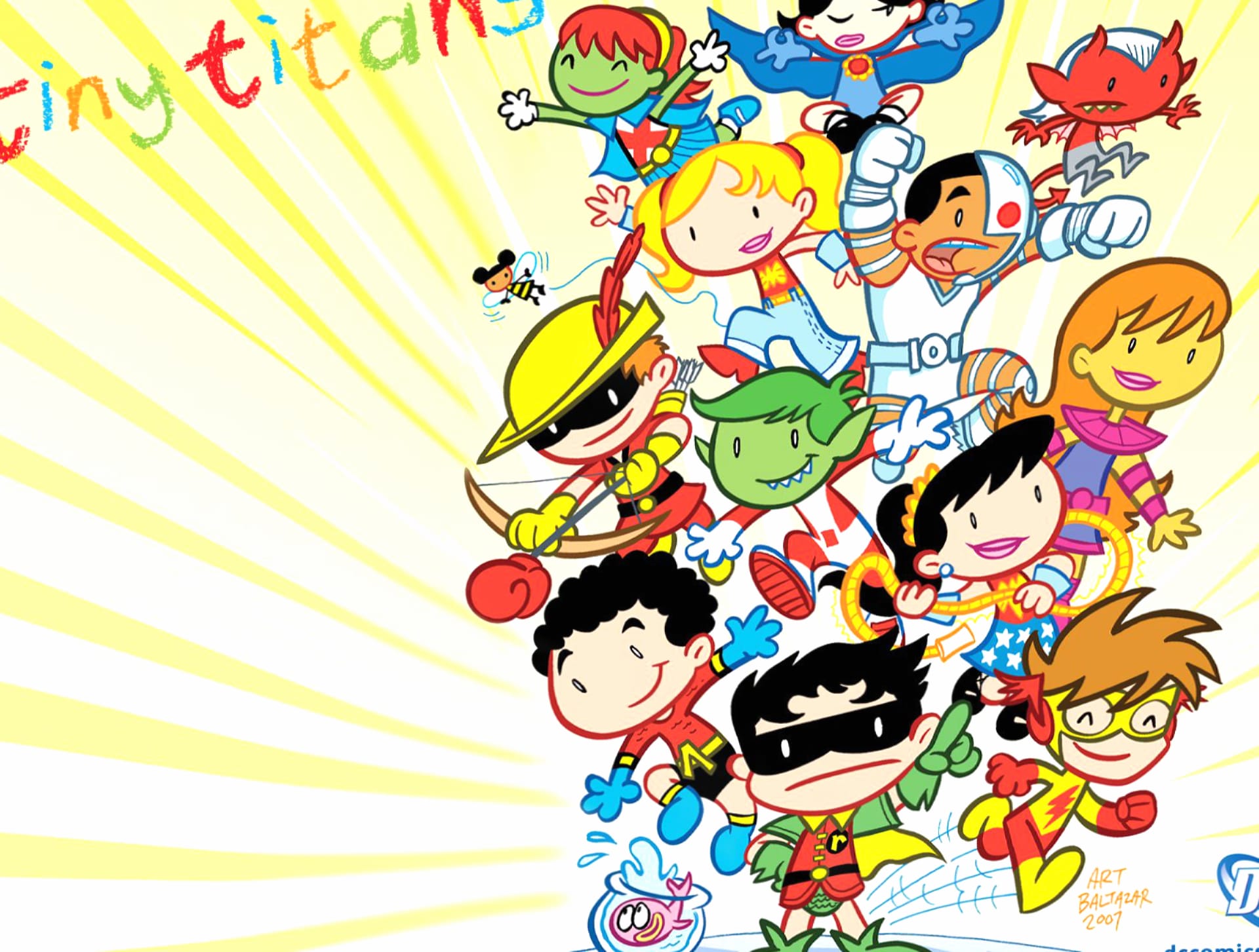 Tiny Titans at 1152 x 864 size wallpapers HD quality