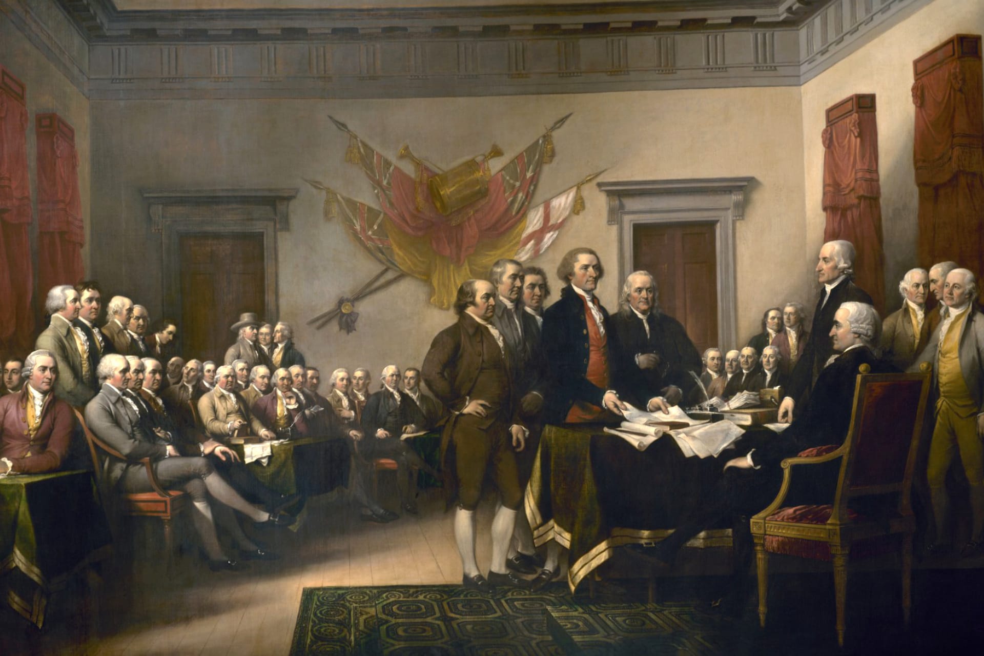Trumbulls Declaration Of Independence wallpapers HD quality