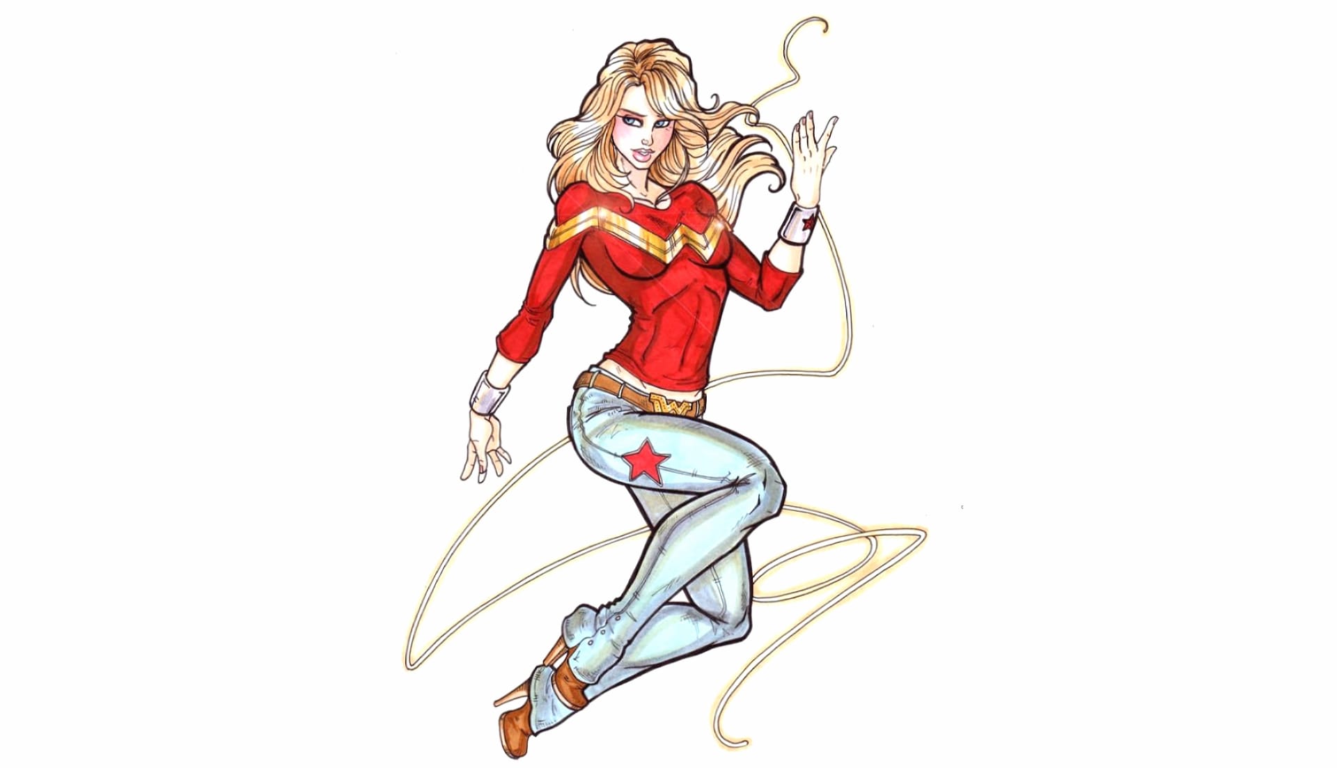 Wonder Girl at 1334 x 750 iPhone 7 size wallpapers HD quality
