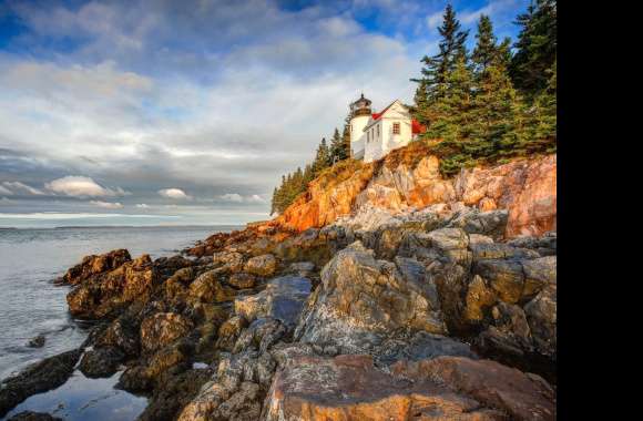 Bass Harbor Lighthouse wallpapers hd quality