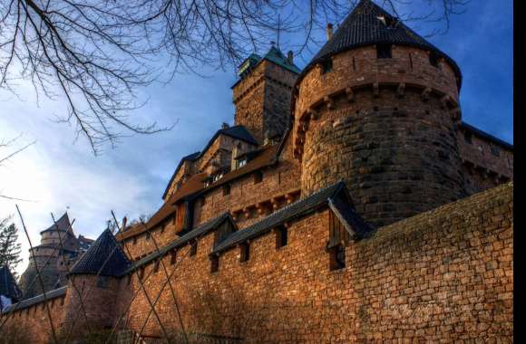 Haut-Koenigsbourg castle wallpapers hd quality