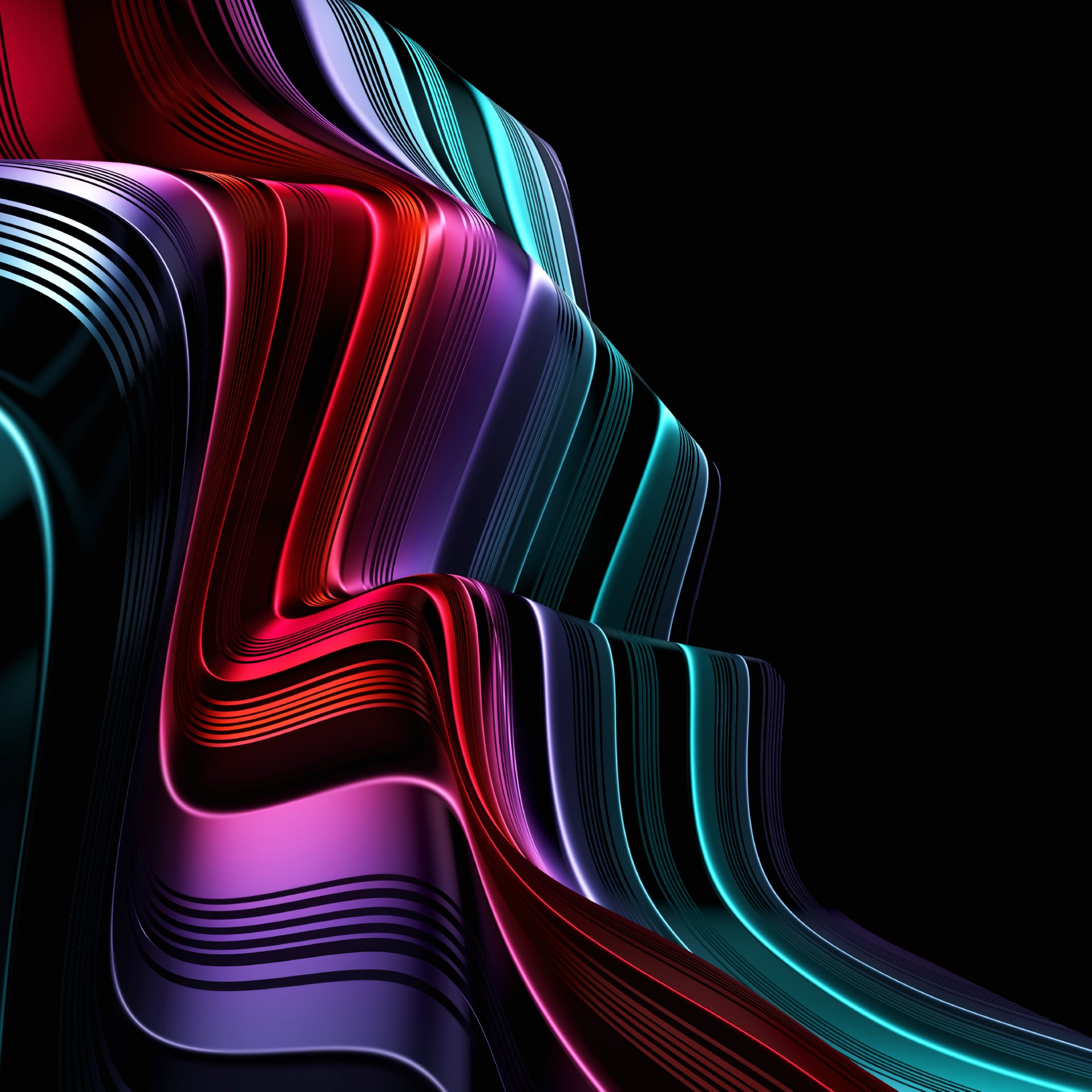 Abstract 3D lines wallpapers HD quality