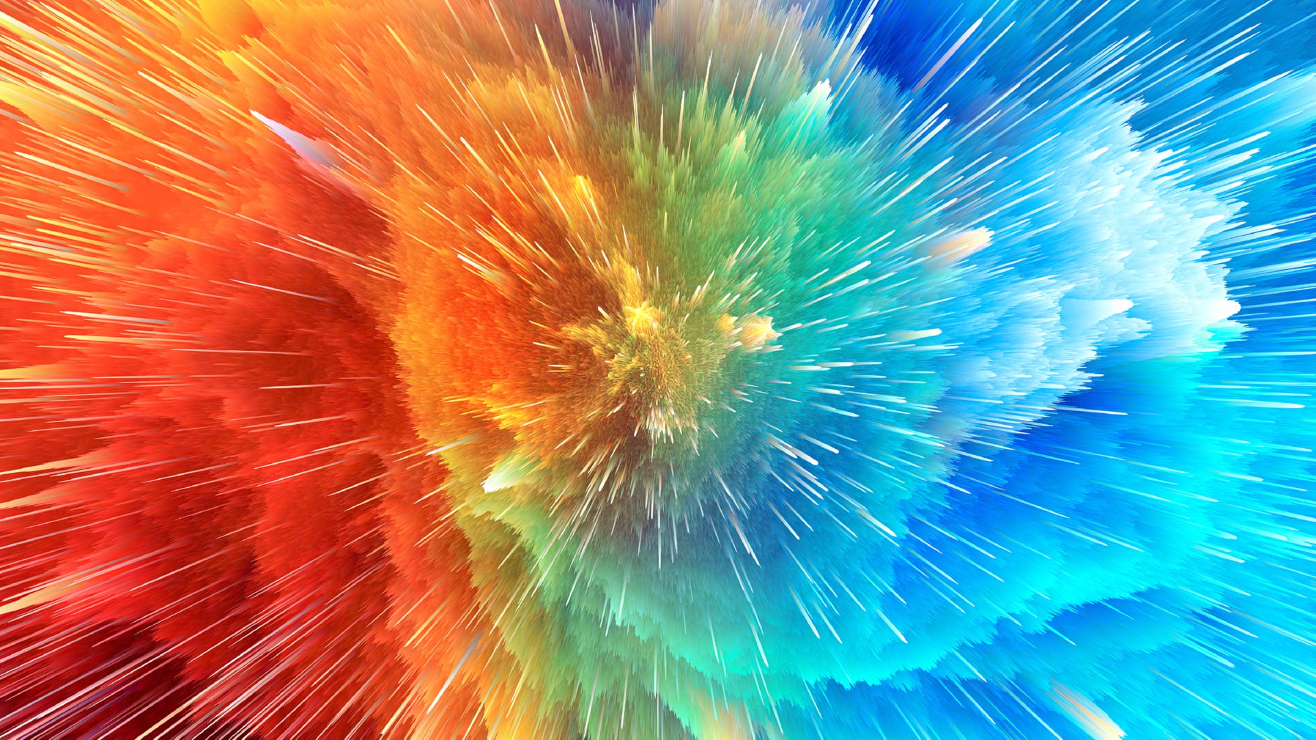 Abstract Color explosion at 1024 x 768 size wallpapers HD quality