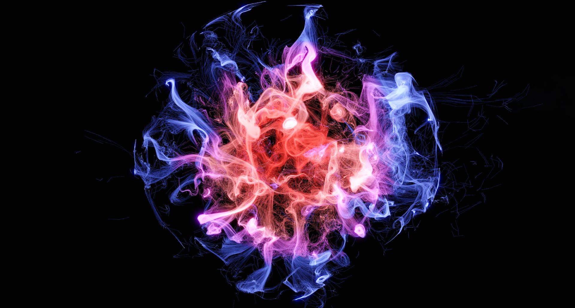 Abstract Colorful smoke at 2048 x 2048 iPad size wallpapers HD quality