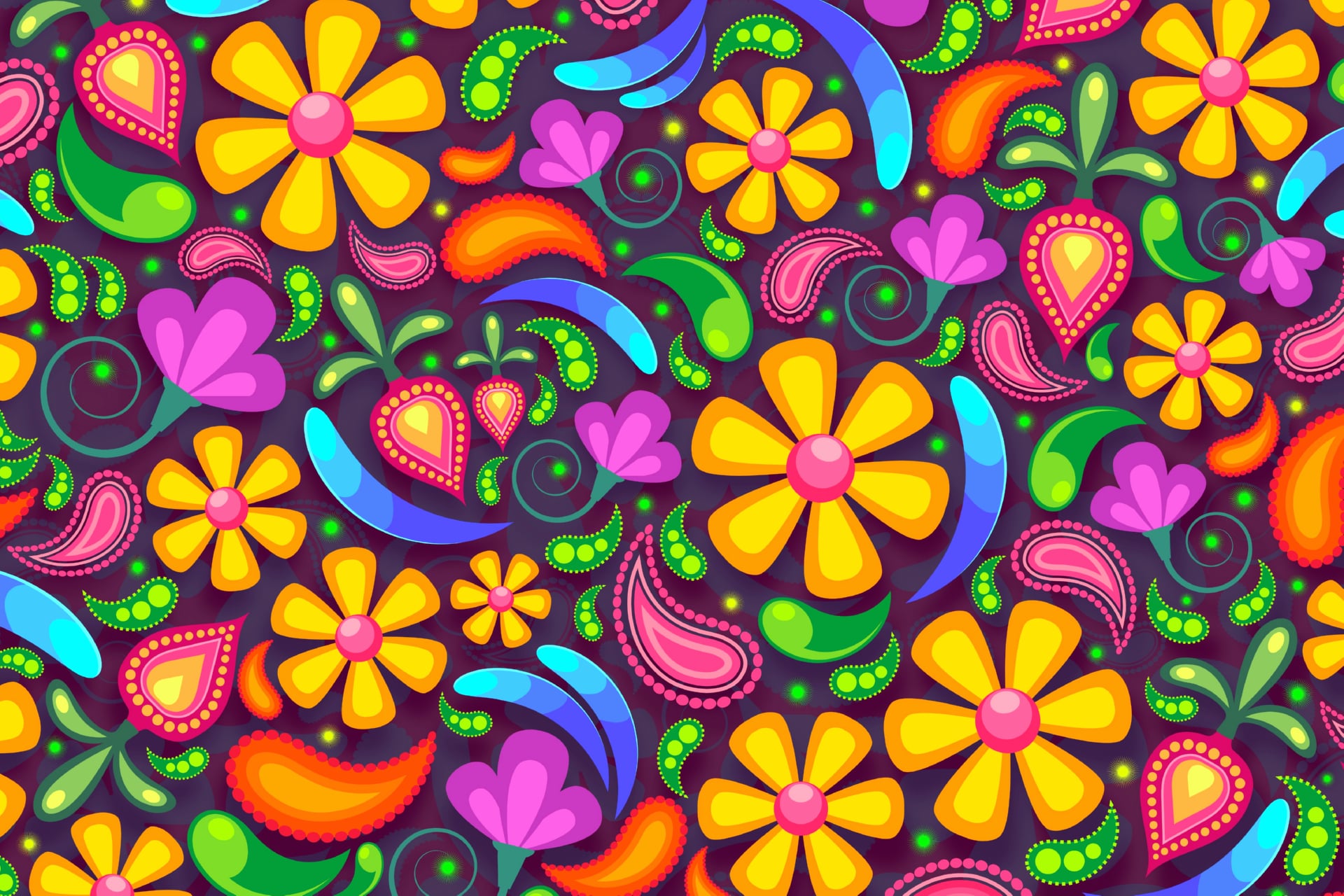 Abstract Floral designs at 1280 x 960 size wallpapers HD quality