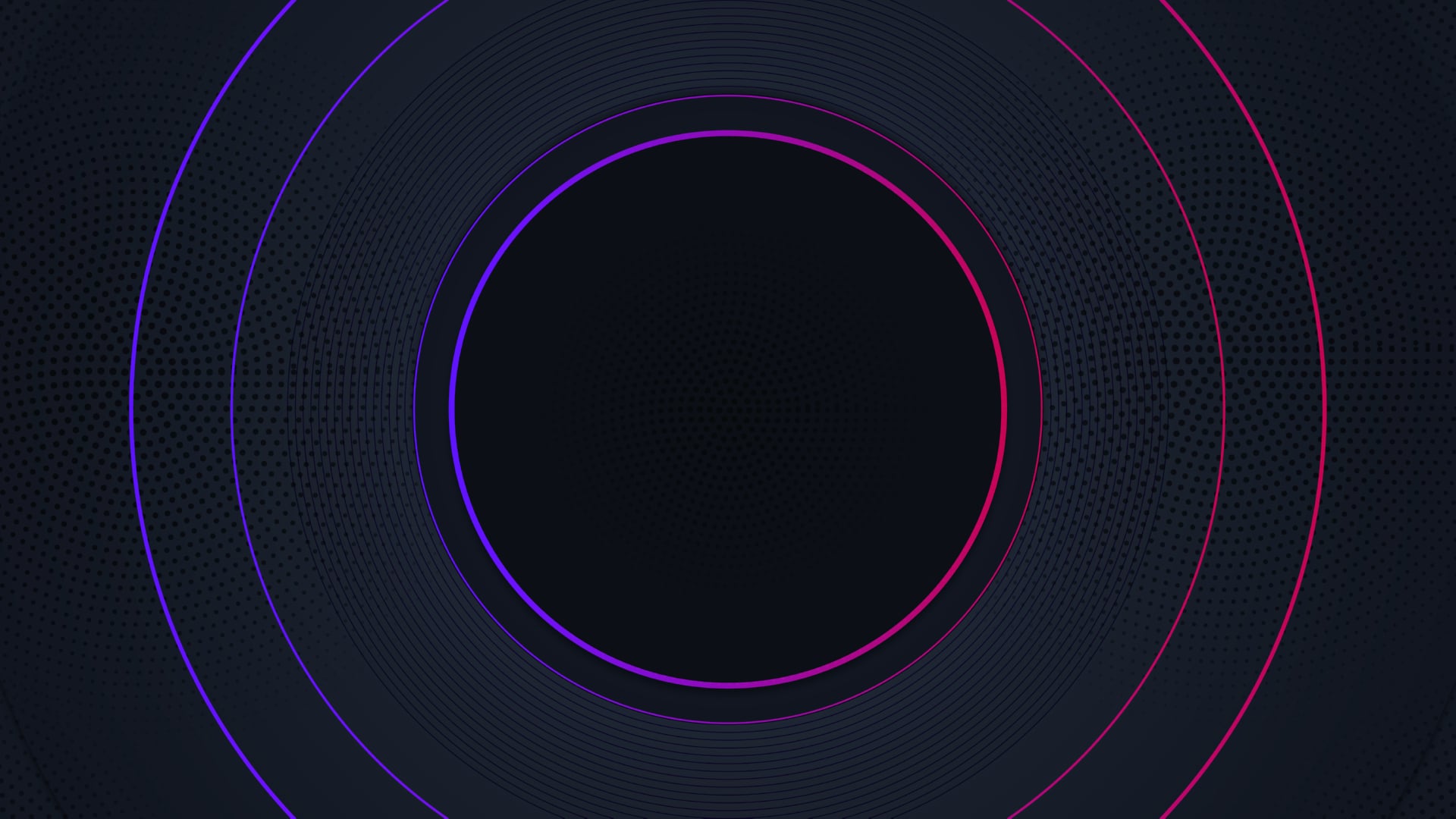 Abstract Neon circles at 1024 x 1024 iPad size wallpapers HD quality