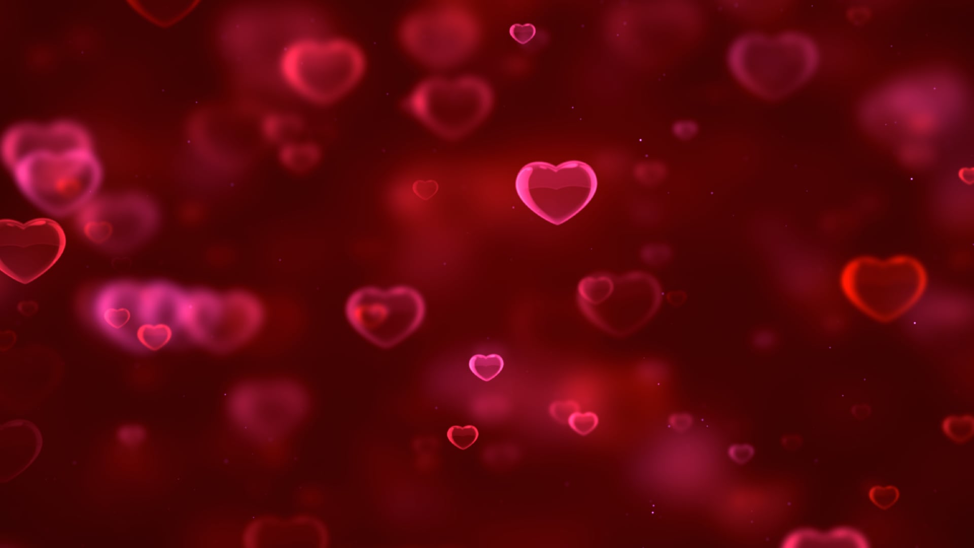 Abstract Red hearts at 1334 x 750 iPhone 7 size wallpapers HD quality