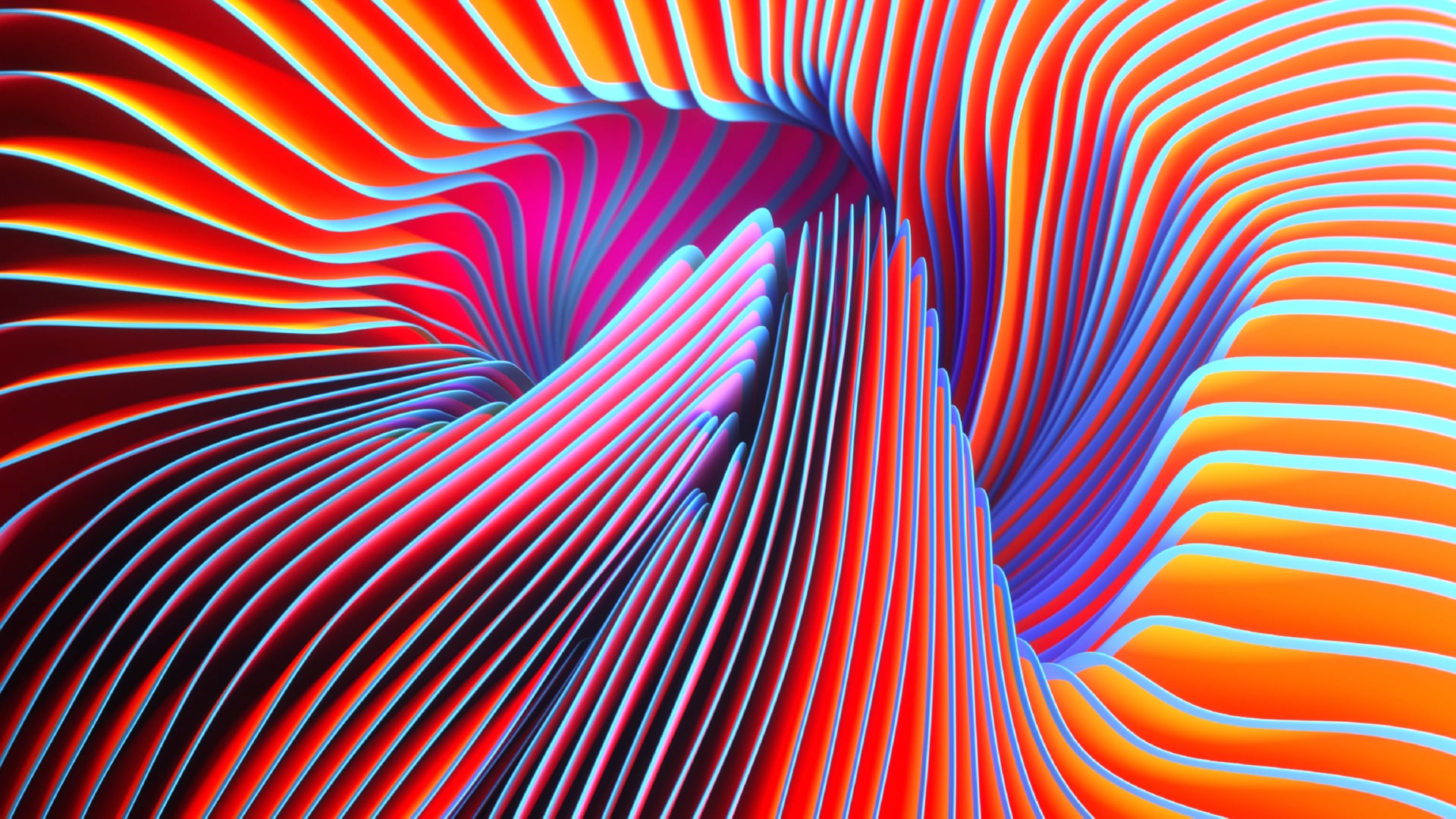 Abstract Twirls at 1024 x 1024 iPad size wallpapers HD quality
