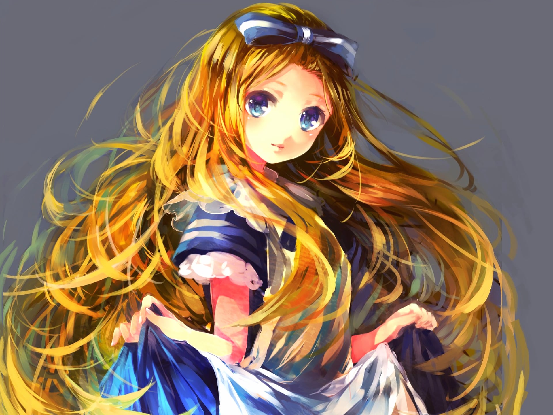 Anime Alice In Wonderland at 1024 x 1024 iPad size wallpapers HD quality